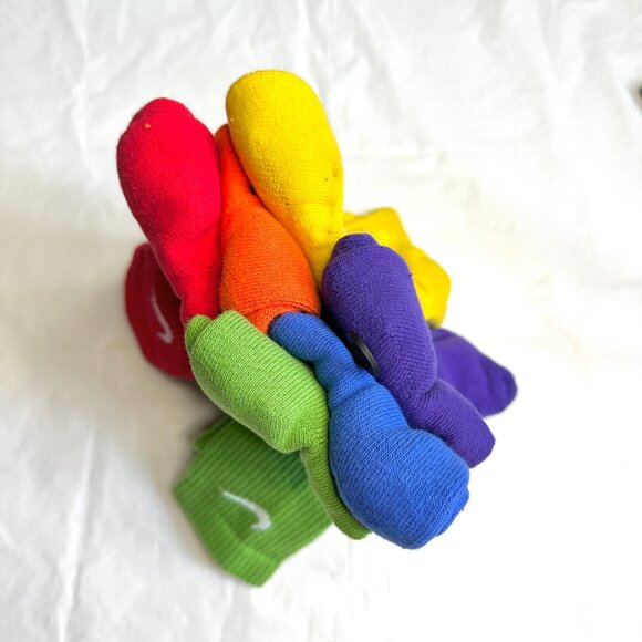 NEW 6 Pairs Nike Everyday Cotton Cushioned Men's 8-12 L Crew Socks White DRI-FIT - Picture 8 of 11